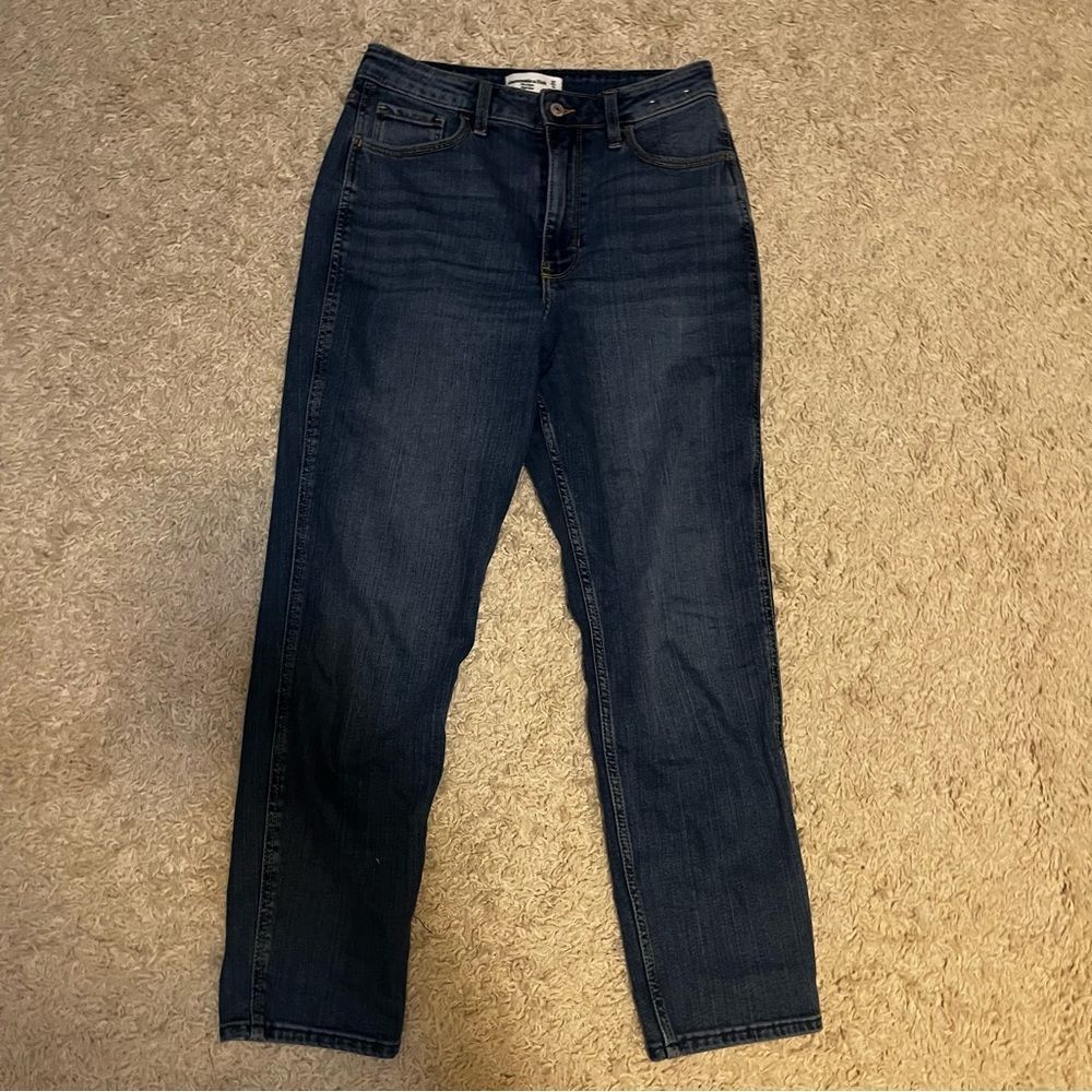 Abercrombie and fitch the mom high rise jeans size 4